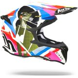 Airoh - Strycker - Crosshelm - Gloss - Glasvezel/Fiber Mix