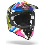 Airoh - Strycker - Crosshelm - Gloss - Glasvezel/Fiber Mix