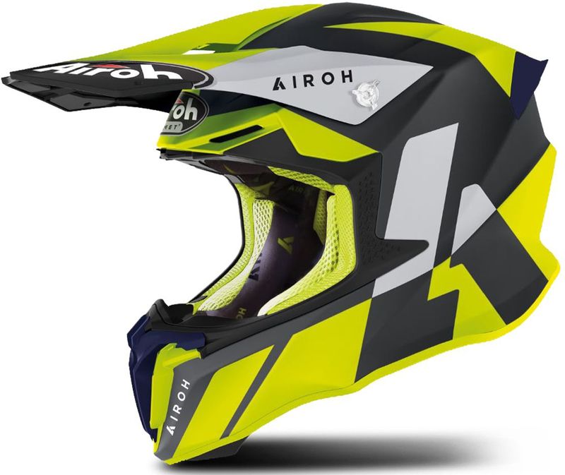 Airoh - Twist 2.0 Lift - Crosshelm - Geel Zwart