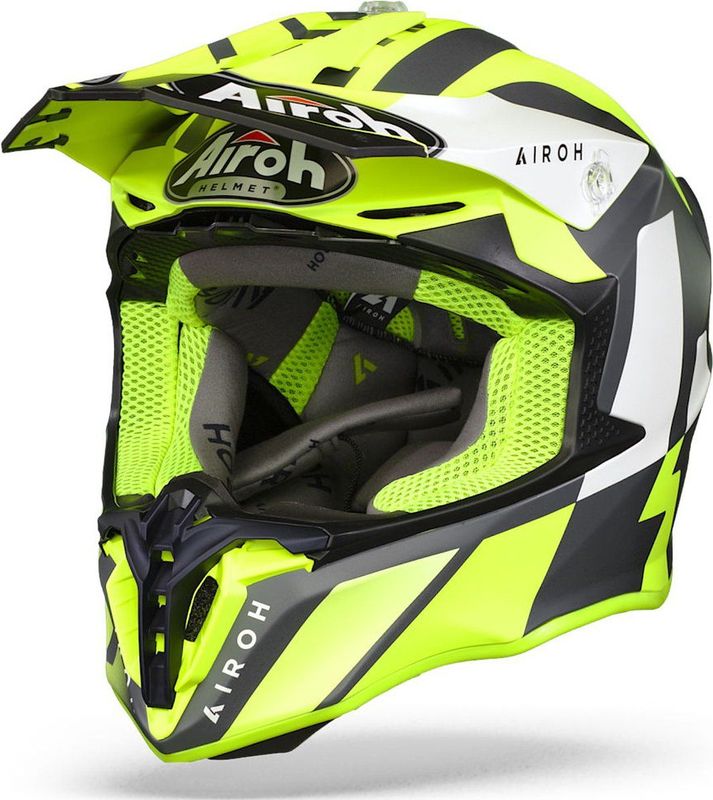 Airoh - Twist 2.0 Lift - Crosshelm - Geel Zwart