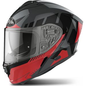 Airoh Spark Rise Zwart Rood Integraalhelm - Maat XL - Helm