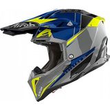 Airoh - Aviator 3 - Offroad Helm - Blauw - Carbon