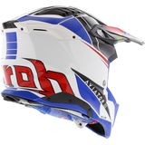 Airoh - Aviator 3 - Offroad Helm - Blauw Rood - Carbon