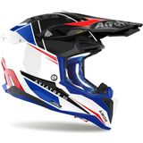 Airoh - Aviator 3 Push - Helm - Blauw Rood - Offroad