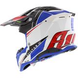 Airoh - Aviator 3 Push - Helm - Blauw Rood - Offroad