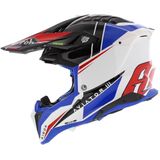Airoh - Aviator 3 - Offroad Helm - Blauw Rood - Carbon