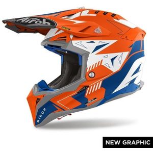 Airoh - Aviator 3 - Crosshelm - Carbon 3K - Zwart