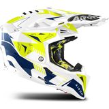 Airoh - Aviator 3 - Offroad Helm - Geel Blauw - Carbon