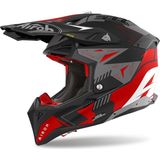 Airoh - Aviator 3 - Offroad Helm - Rood - Carbon