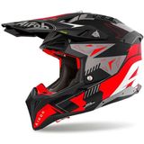 Airoh - Aviator 3 - Offroad Helm - Rood - Carbon