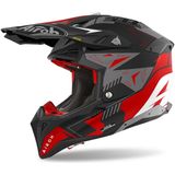 Airoh - Aviator 3 - Offroad Helm - Rood - Carbon