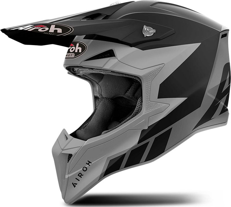 Airoh - Wraaap Reloaded - Helm - Grijs Zwart - Polycarbonaat