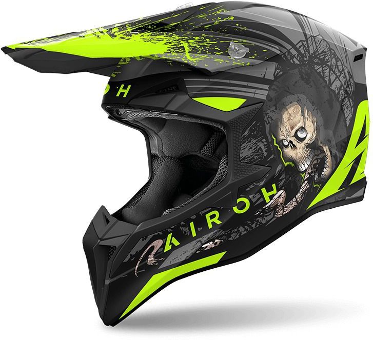 Airoh - Wraaap Darkness - Offroad Helm - Maat L