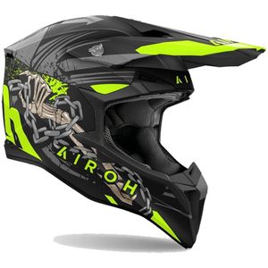 Airoh - Wraaap Darkness - Offroad Helm - Maat XL