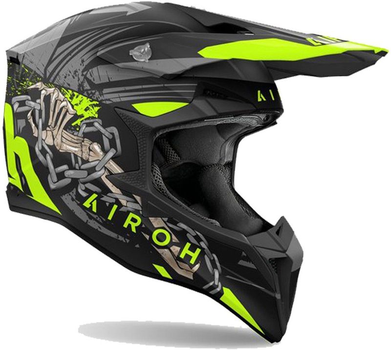 Airoh - Wraaap Darkness - Offroad Helm - Maat XL