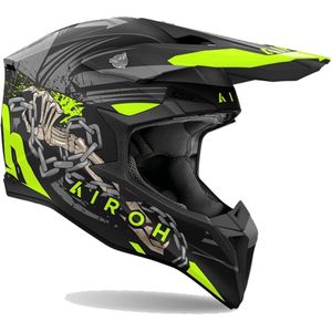 AIROH - Wraaap - Offroadhelm - Matt Zwart - Lichtgewicht - Ventilatiesysteem