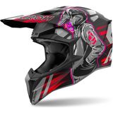 Airoh - Wraap Cyber - Offroadhelm - Zwart - HRT Materiaal