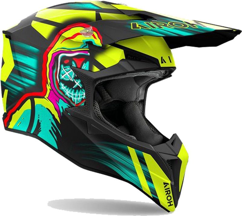 Airoh Wraaap Cyber Motorcross Helm