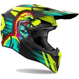 Airoh - Wraap Cyber - Offroadhelm - Zwart - HRT Materiaal