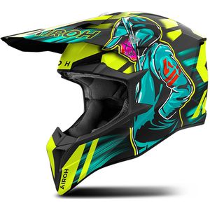 Airoh - Wraap Cyber - Offroadhelm - Lichtgewicht - HRT Thermoplastic