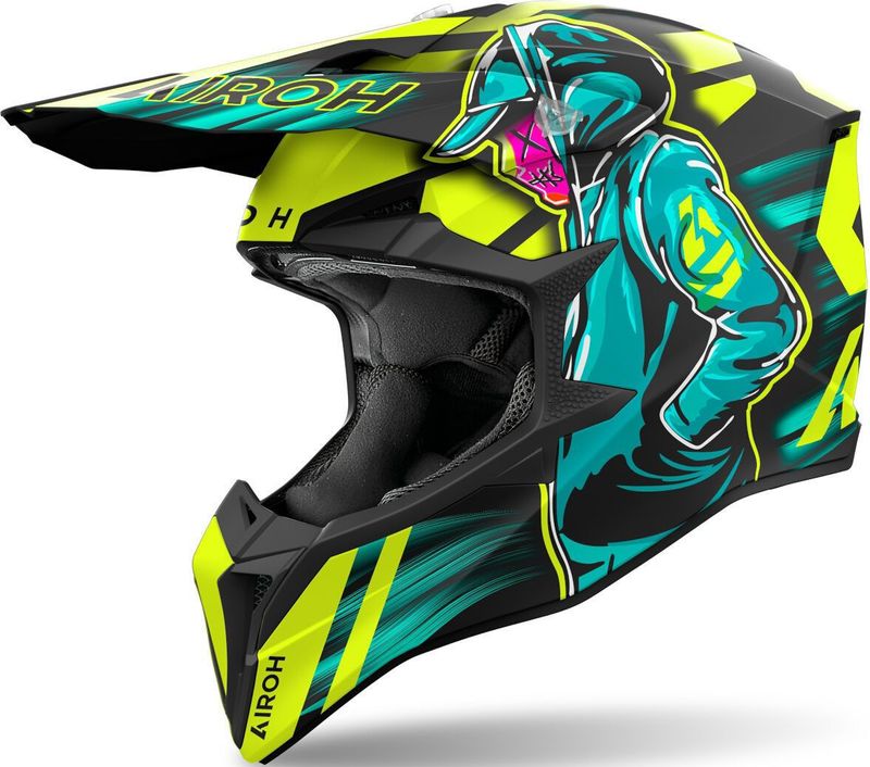 Airoh Wraaap Cyber Motorcross Helm