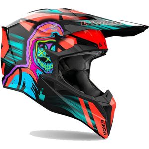 AIROH - Wraap Cyber - Off-Road Helm - HRT - Lichtgewicht - Zwart