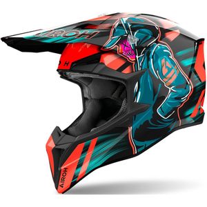 Airoh - Wraap Cyber - Offroadhelm - Lichtgewicht - HRT - 1201-1300 gram