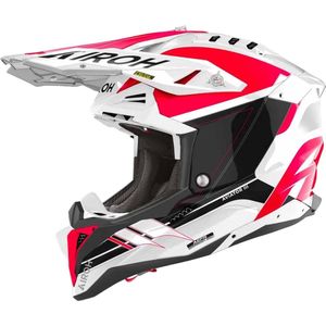 Airoh - Aviator 3 - Offroad Helm - Rood - Carbon