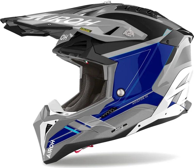Airoh - Aviator 3 - Offroad Helm - Carbon - Aerodynamisch Ontwerp