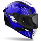 Airoh Connor Achieve, integraalhelm, Blauw/Zwart/Wit, XL