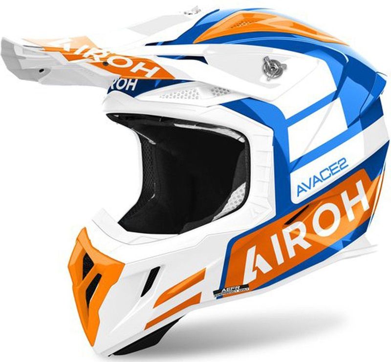 Airoh - Aviator Ace 2 - Offroad Helm - Oranje - Composite Carbon