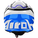 Crosshelm Airoh Aviator Ace 2 Ground Glanzend Grijs-Blauw