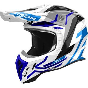 Crosshelm Airoh Aviator Ace 2 Ground Glanzend Grijs-Blauw