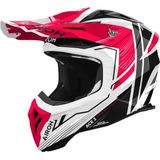 Airoh - Aviator Ace 2 - Offroad Helm - Rood - Glanzend - Composite Carbon