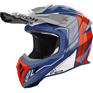 Airoh - Aviator Ace 2 - Offroad Helm - Cerulean Gloss - Composite Carbon