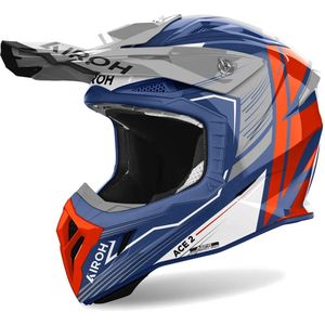 Airoh Aviator Ace 2 Engine Cerulean Gloss XL - Maat XL - Helm
