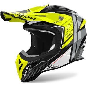 Airoh - Aviator Ace 2 - Offroad Helm - Geel Glanzend