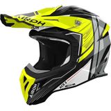 Airoh - Aviator Ace 2 - Offroad Helm - Geel - Glanzend - Composite Carbon