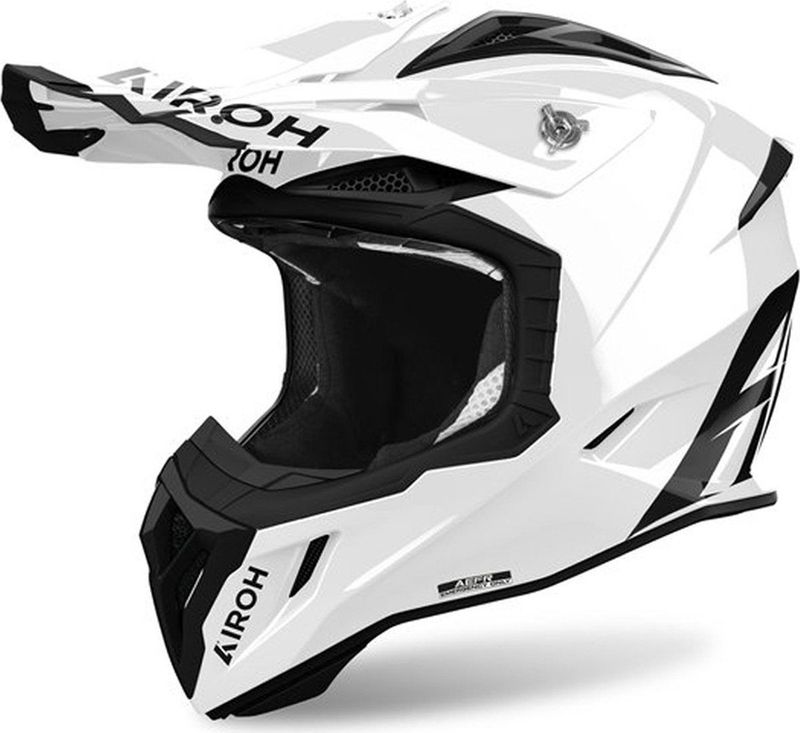 Airoh - Aviator Ace 2 - Offroad Helm - Wit - Composite Carbon