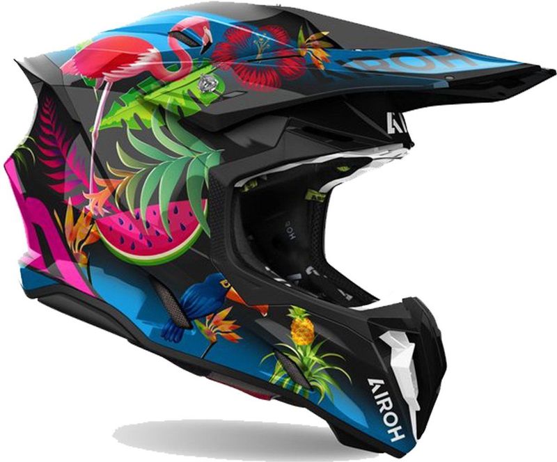 Airoh - Twist 3 - Offroad Helm - Amazonia - HRT-Schaal