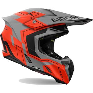 Airoh Twist 3.0 Dizzy Fluorescent Orange M - Maat M - Helm