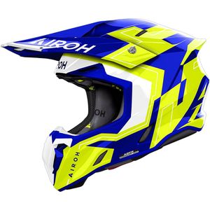 Airoh - Twist 3.0 - Helm - Blauw Geel - Offroad