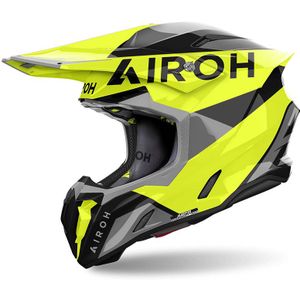 Crosshelm Airoh Twist 3 King Glanzend Geel