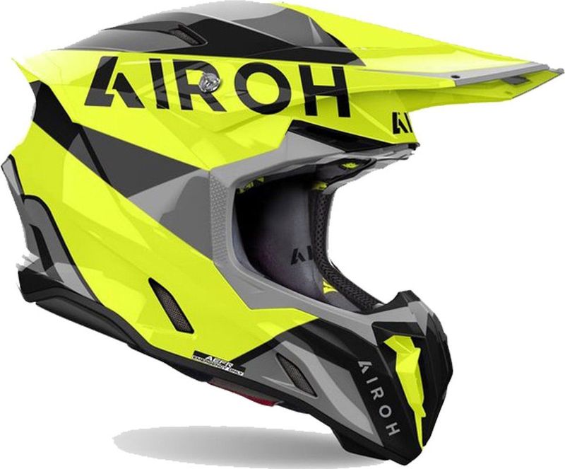 Airoh - Twist 3.0 King - Helm - Geel - Grijs - Offroad