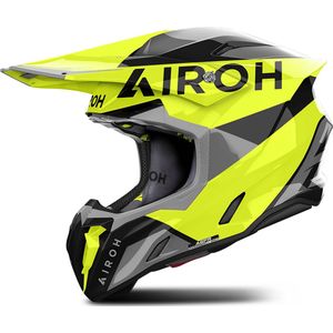 Airoh - Twist 3 King - Offroad Helm - Geel Grijs