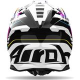 Airoh - Twist 3 - Offroad Helm - Wit Paars - HRT-Schaal