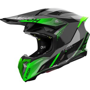 Airoh - Twist 3 Shard - Motorcross Helm - Zwart - Kunststof