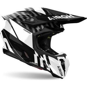 Airoh - Twist 3.0 - Helm - Zwart Wit - Offroad