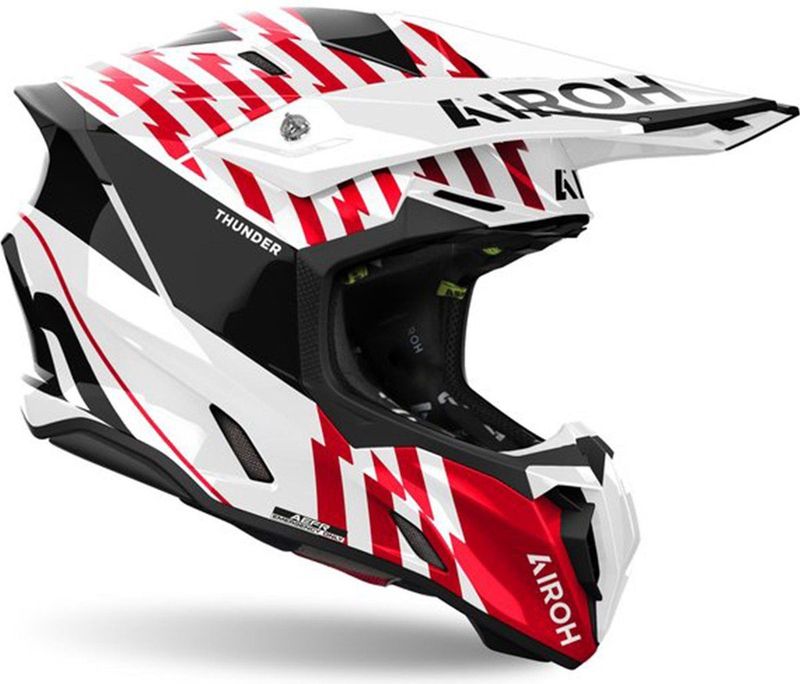 Airoh - Twist 3.0 - Helm - Rood Wit - Offroad