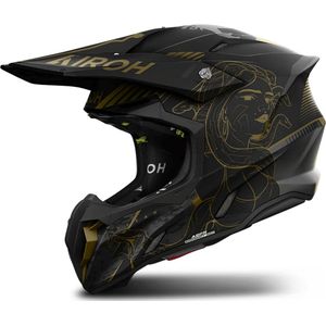 AIROH - Twist III - Offroadhelm - Titan Mat - Lichtgewicht - Veiligheid